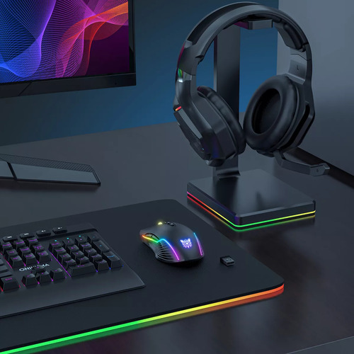 Mouse Gamer Inalambrico Onikuma 7 Botones 3600dpi Rgb Recarg