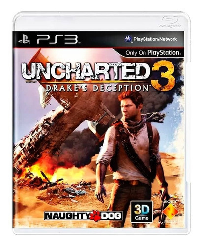 Uncharted 3 Drakes Deception Ps3 Midia Fisica  (Recondicionado)