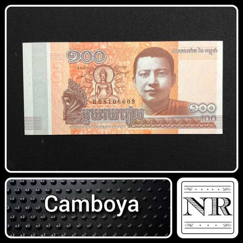 Camboya - Asia - 100 Riels - Año 2014 - Unc - P #65