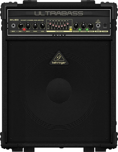 Behringer Bxl1800 Combo Amplificador Bajo Electrico 180 Watt Color Negro