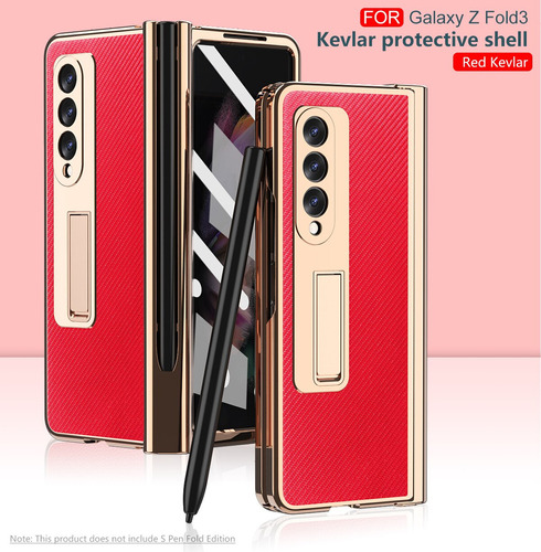 Funda De Cuero Para Teléfono Protector De Pantalla Samsung