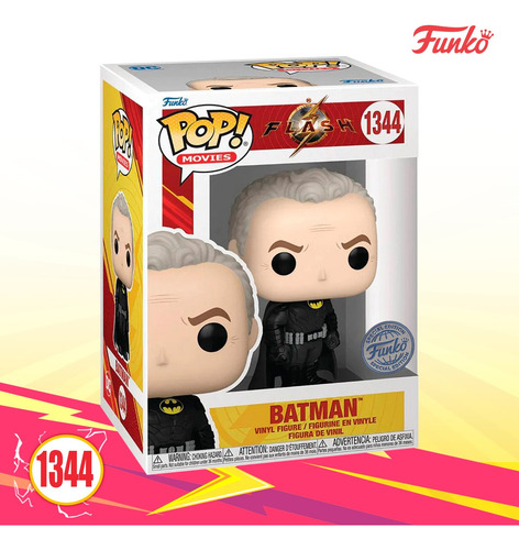 Funko Pop Batman Michael Keaton Sin Mascara #1344 Flash Dc