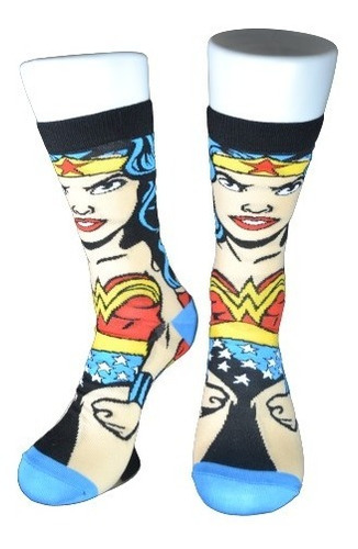 Calcetines Wonder Woman Animados Divertidos