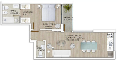 Imagen 3 de 19 de Venta Apartamento Parque Rodo 1 Dormitorio Rambla En Pozo