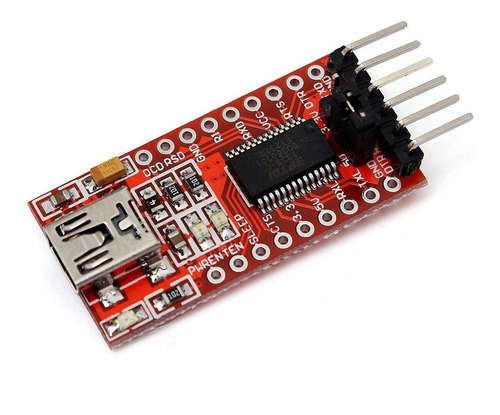 2 Pzas Adaptador De Usb A Serial Ttl Ftdi Ft232rl Arduino