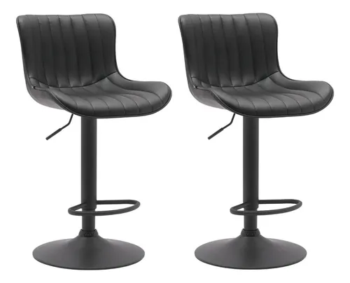 comprar 2 Bancos Giratorio Respaldo Cocina Desayunador Barra Moderno