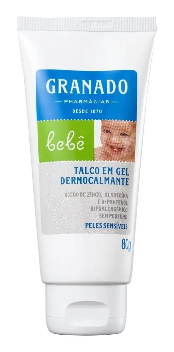 Talco em Gel Granado Bebê Dermocalmante 80g