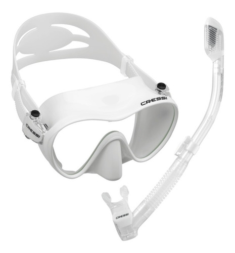Combo Cressi Frameless/ Supernova Dry Snorkeling Y Buceo