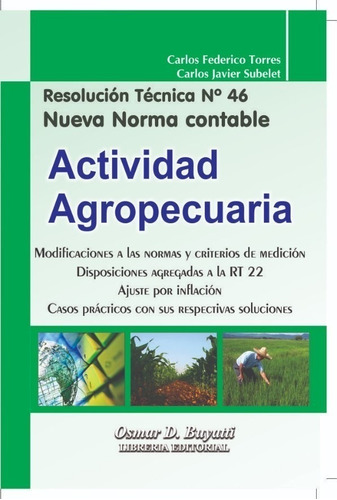 Libro Actividad Agropecuaria Resolucion Tecnica N°46 
