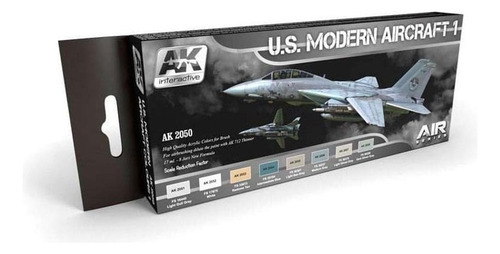 Modelismo Pinturas Ak Interactive Usaf Set F-14 1/72 1/48