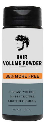 Polvo De Peinado Para Hombre Para Una Fijación Fuerte.