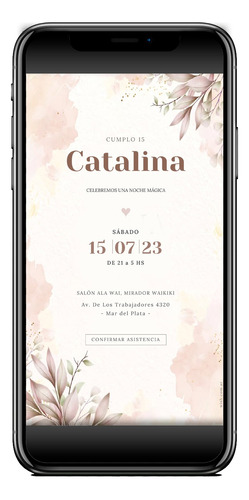 Invitación Digital Boda Para Enviar Por Whatsapp