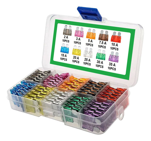 Para 100 Piezas-juego De Fusible De Cuchilla Estándar De
