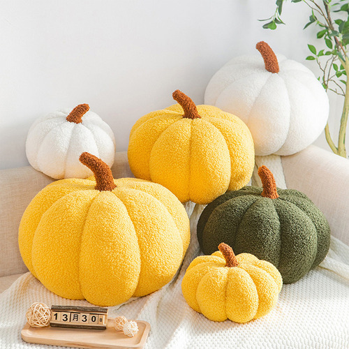 Almohada De Calabaza Simulada Para Peluche De Halloween