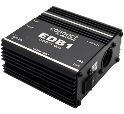 Imagen 3 de 5 de Caja Directa Pasiva Whirlwind Edb1 Con Pad Atenuador