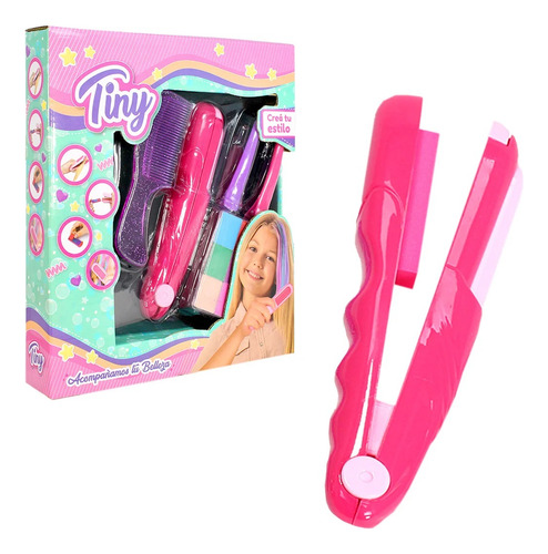 Aplicador Pinta Pelo Tiny + Broches + Peine + 6 Colores