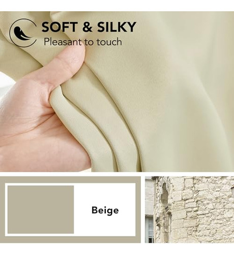Cortinas Blackout 2 Paneles Con Bolsillo Para Barra
