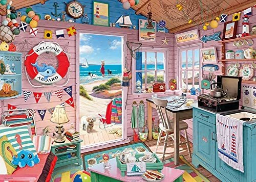 Ravensburger My Beach Hut, My Haven 1000 Rompecabezas Pmczr