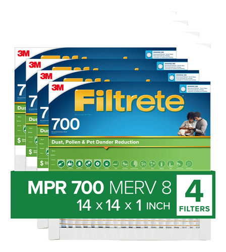 Filtrete Filtro De Aire Para Horno De Ca De 14 X 14 X 1, Mer