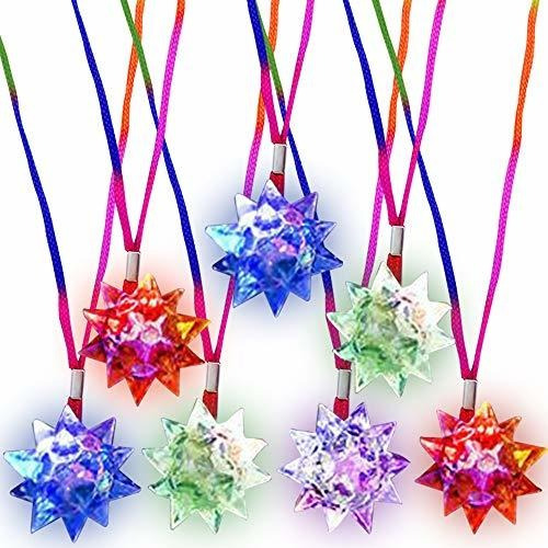 Artcreativity - Collares De Estrella De Cristal Intermitent