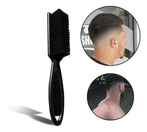 Kit Combo Barbería Tijeras Capa Set Peines Navaja Portatalco Azul Acero