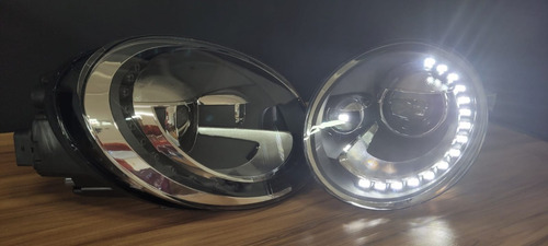 Farol De Led Volkswagen Fusca Tsi Par