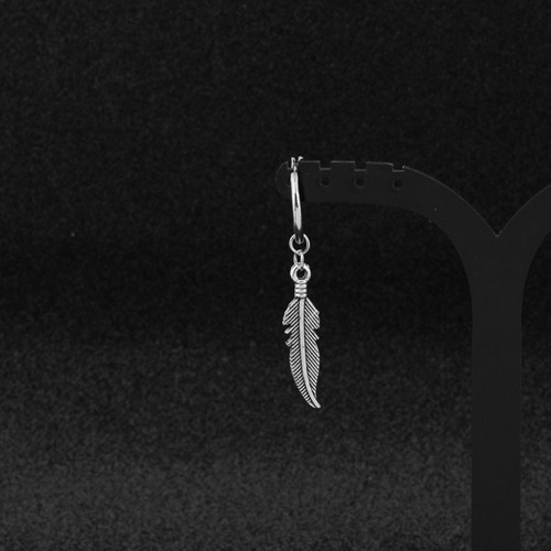 Pendientes De Plumas Para Hombre Y Mujer, 1 Par De Joyas Geo