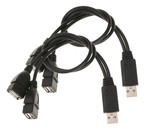 2 Unids Usb 2.0 Tipo-a A Usb Mujer Cable De