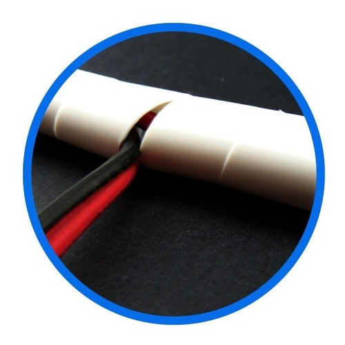 Imagen 8 de 8 de Manguera Espiral Para Cable 1/2'' 12mm Por 10 Metros