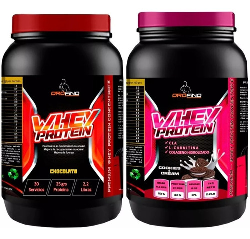 Pack 1kg Whey Protein + 1kg Woman Whey Protein!!