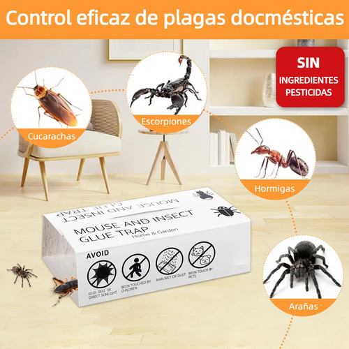 10 Pzs Mata Extermina Cucarachas De Trampas Para Insectos