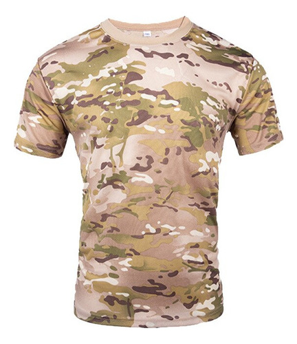 Camisa Táctica De Camuflaje Para Niños De Manga Corta Para E