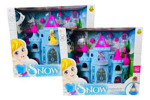 Brinquedo Infantil Menina Snow Castelo Princesa Samba Toys