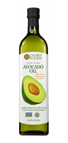 Aceite De Palta Hass 1 Lt 100% Puro Prensado En Frio, Kosher