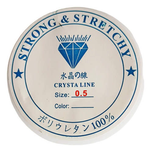 Pack De 3 Rollos De Hilo De Pescar Transparente 0.4 0.5 0.6