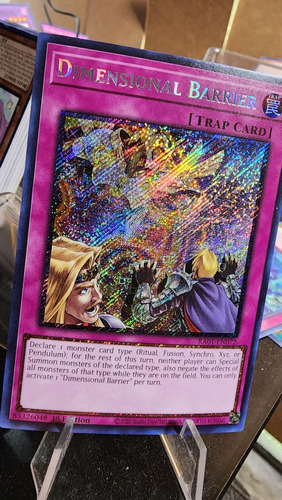 Dimesional Barrier Ra01-en072 Secret Rare Original