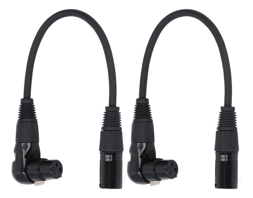 Adaptador De Cable De Extensión De Micrófono Xlr De 90 Grado