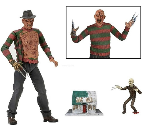 Freddy Krueger Elm Street 3 Muñeco Figura Coleccionable Neca