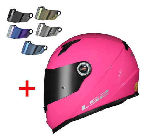 Capacete Fechado Ls2 Ff358 Classic Monolocor 