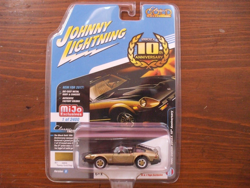 Johnny Lightning Classic Gold Mijo 1980 Datsun 280zx Dorado