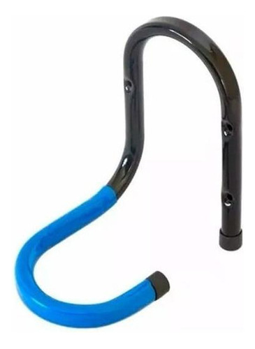 Suporte Para Bicicleta De Parede-gancho - Azul E Preto