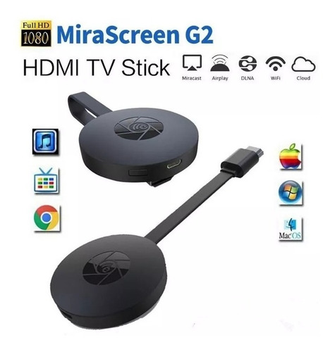 Miracast Wifi Hdmi Mirascreen Simil A Chromecast Ezcast