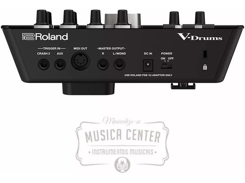 Modulo Bateria Eletronica Roland Td25 Novo Com Fonte E Cabos