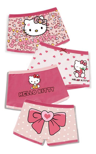 Calzoncillos De Algodón Sanrio Hello Kitty Para Niños