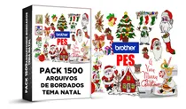 Comprar Matrizes Bordados 1500 Mil Arquivos Brother  Pes Natal