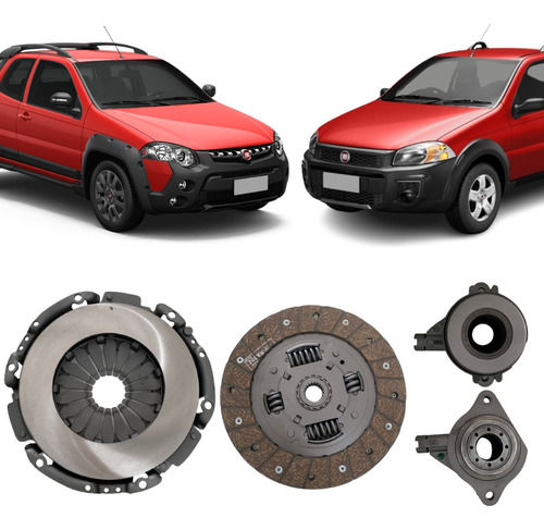 Kit Embreagem Fiat Strada 1.8 16v Etorq Flex Ano 2015 / 2016