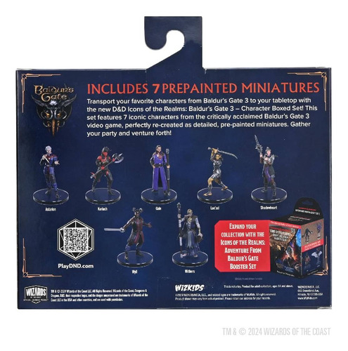 D&d Icons Of The Realms: Baldur's Gate 3 Character Boxed Set
