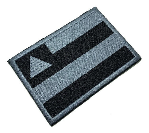 Bandera termoadhesiva bordada Bebrbat02 Bahia Brasil