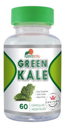 Kale + Té Verde + Alga Focus - Digestivo Adelgazante Natural