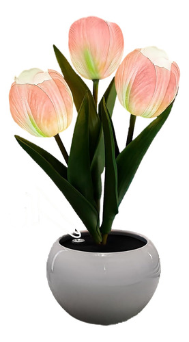 Nueva Lámpara Tulipán, Decoraciones De Sobremesa, Carga Usb